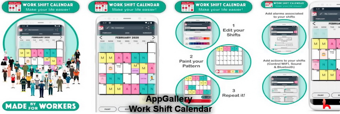 Work Shift Calendar (Shifter)  AppGallery hinzugefügt, Work Shift Calendar herunterladen