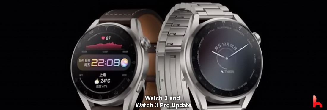 Huawei Watch 3 und Watch 3 Pro Update