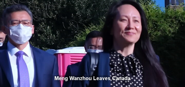 Huawei CFO Meng Wanzhou verlässt Kanada