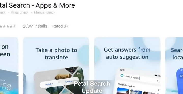 Petal Search App wurde aktualisiert, 11.0.7.301 neue Version heruntergeladen