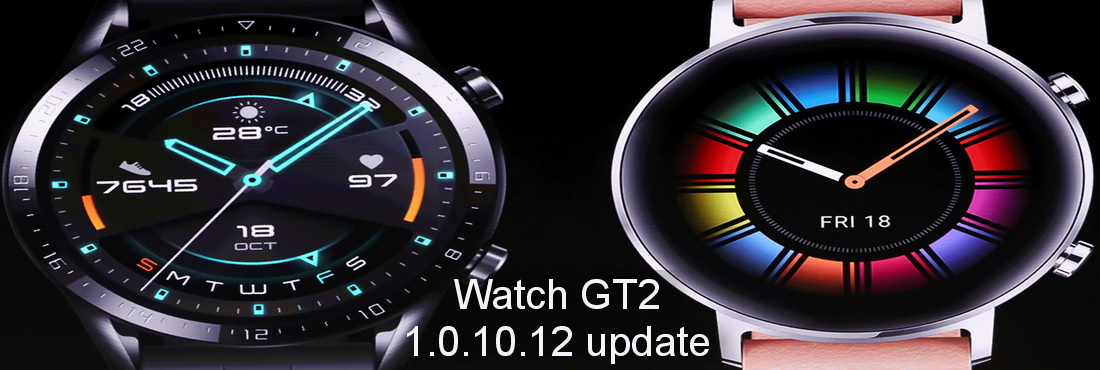HUAWEI Watch GT2 1.0.10.12 update released