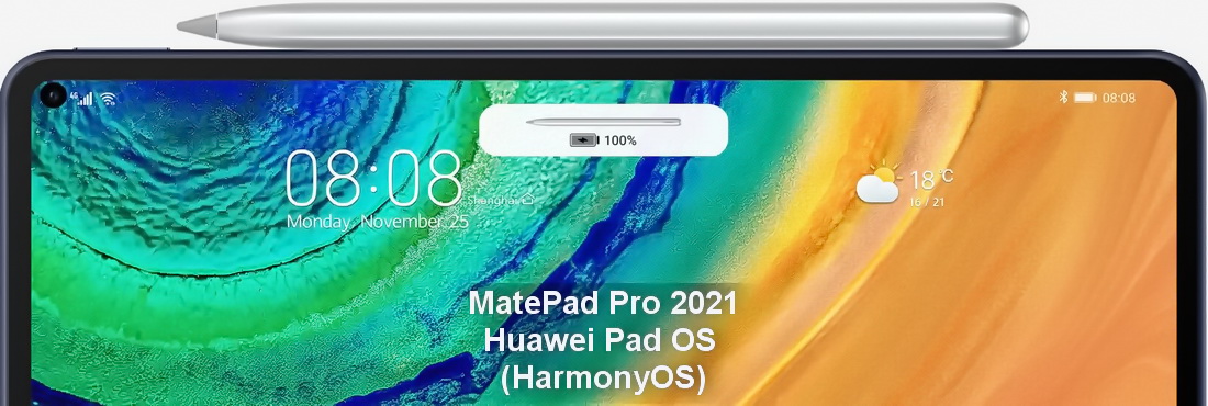 MatePad Pro will be the first tablet based on Huawei Pad OS (HarmonyOS)