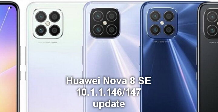 Huawei Nova 8 SE 10.1.1.146/147 November update