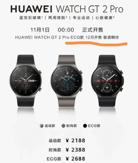 huawei watch 2 ecg