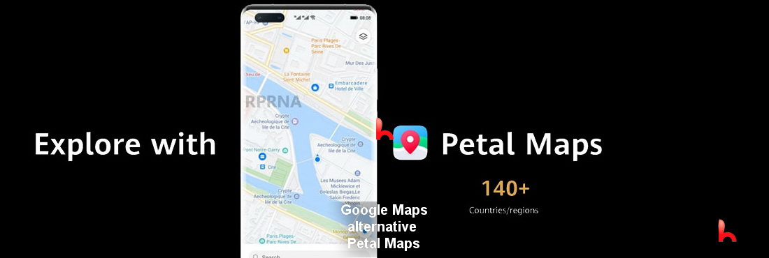 Google Maps alternative Petal Maps