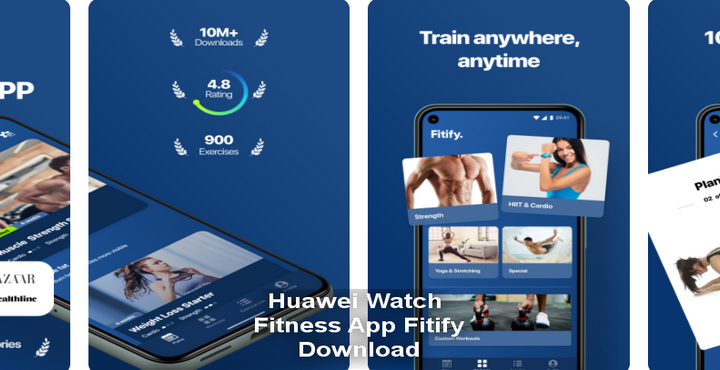 Download Fitness App Fitify on HUAWEI Watch GT 2 Pro