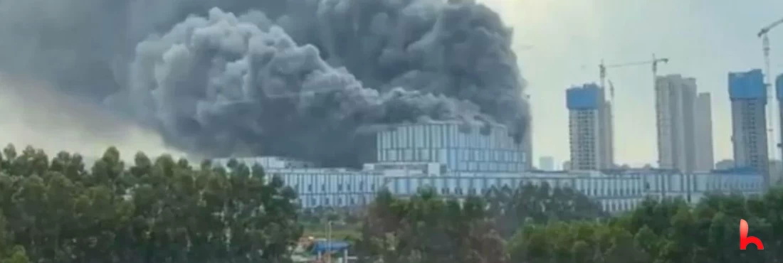 Fire report on the Huawei Dongguan Campus building