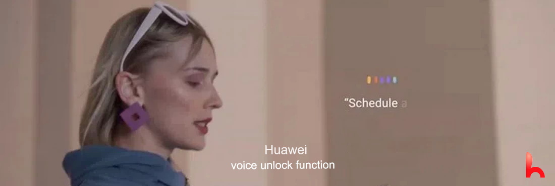 Huawei patented the voice unlock function