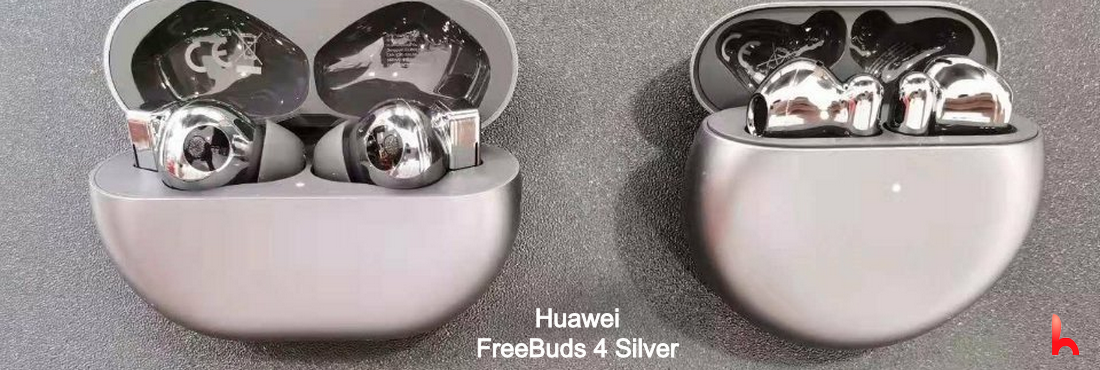Huawei FreeBuds 4 New Photos, FreeBuds 4 Silver