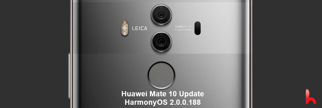 Huawei Mate 10 series HarmonyOS 2.0.0.188 version update
