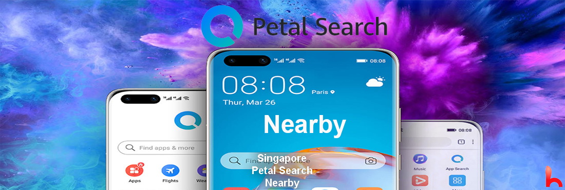 Singapore users introduced the new ‘Nearby’ feature of Huawei Petal Search