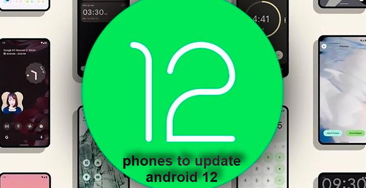 List of phones that will install Android 12 and receive updates on which phones