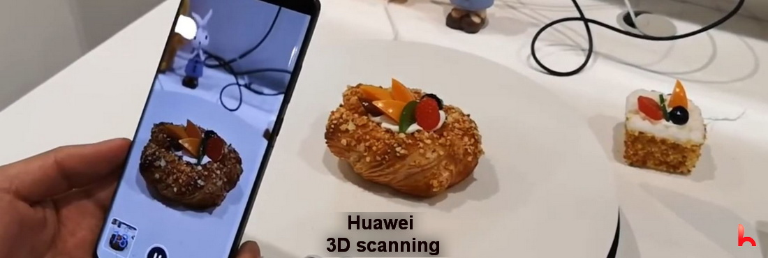 Huawei HarmonyOS 3D scanning, 360 degree photo taking Technology