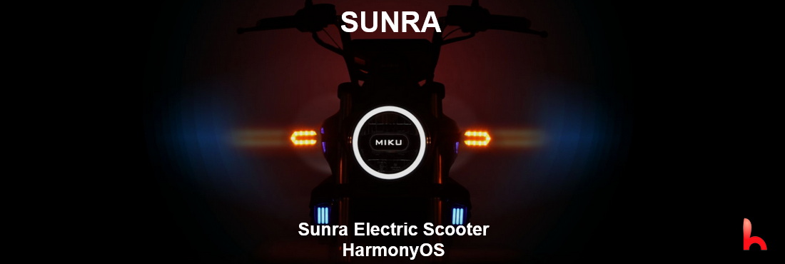 Sunra electric scooter will come with HarmonyOS