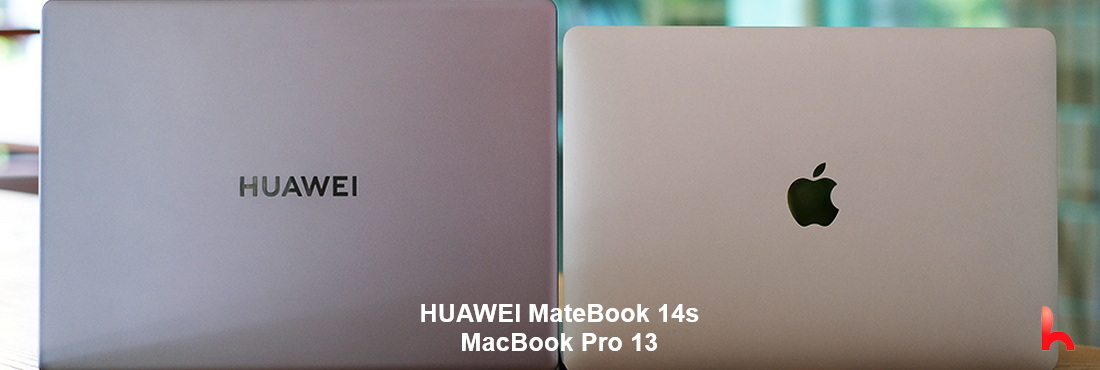 Comparison of HUAWEI MateBook 14s and MacBook Pro 13-inch model