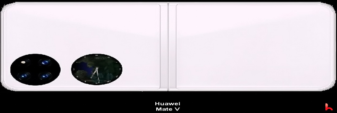 Huawei Mate V foldable screen new render image