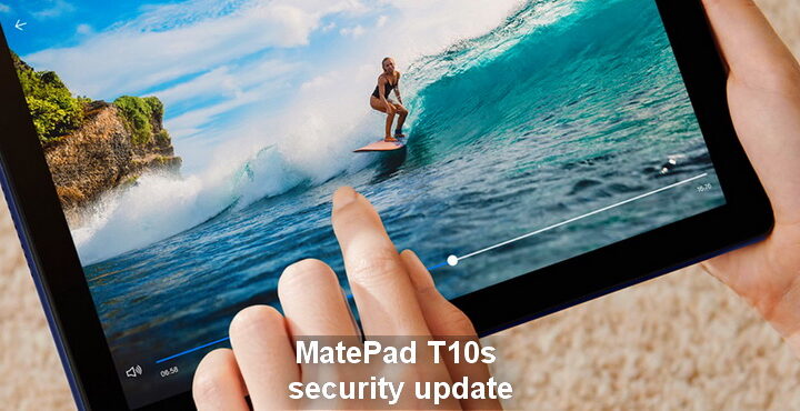 MatePad T10s tablet security update AGS3-W09 10.1.0.206