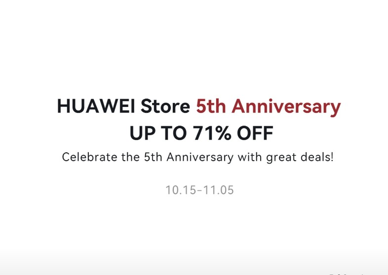 Unmissable: Huawei Store’s 5th Anniversary Sale Offers Up to 71% Off Top Devices in South Africa