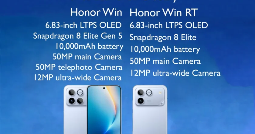 Honor Unveils Win and Win RT Gaming Phones with 185Hz Display in China