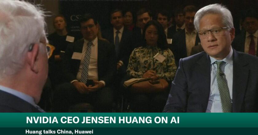 Nvidia CEO Discusses Huawei’s Strength in China